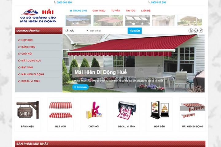Mái Hiên Di Động Huế