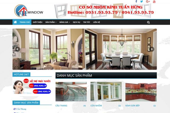 Nhôm Kính Tuấn Hùng Đà nẵng